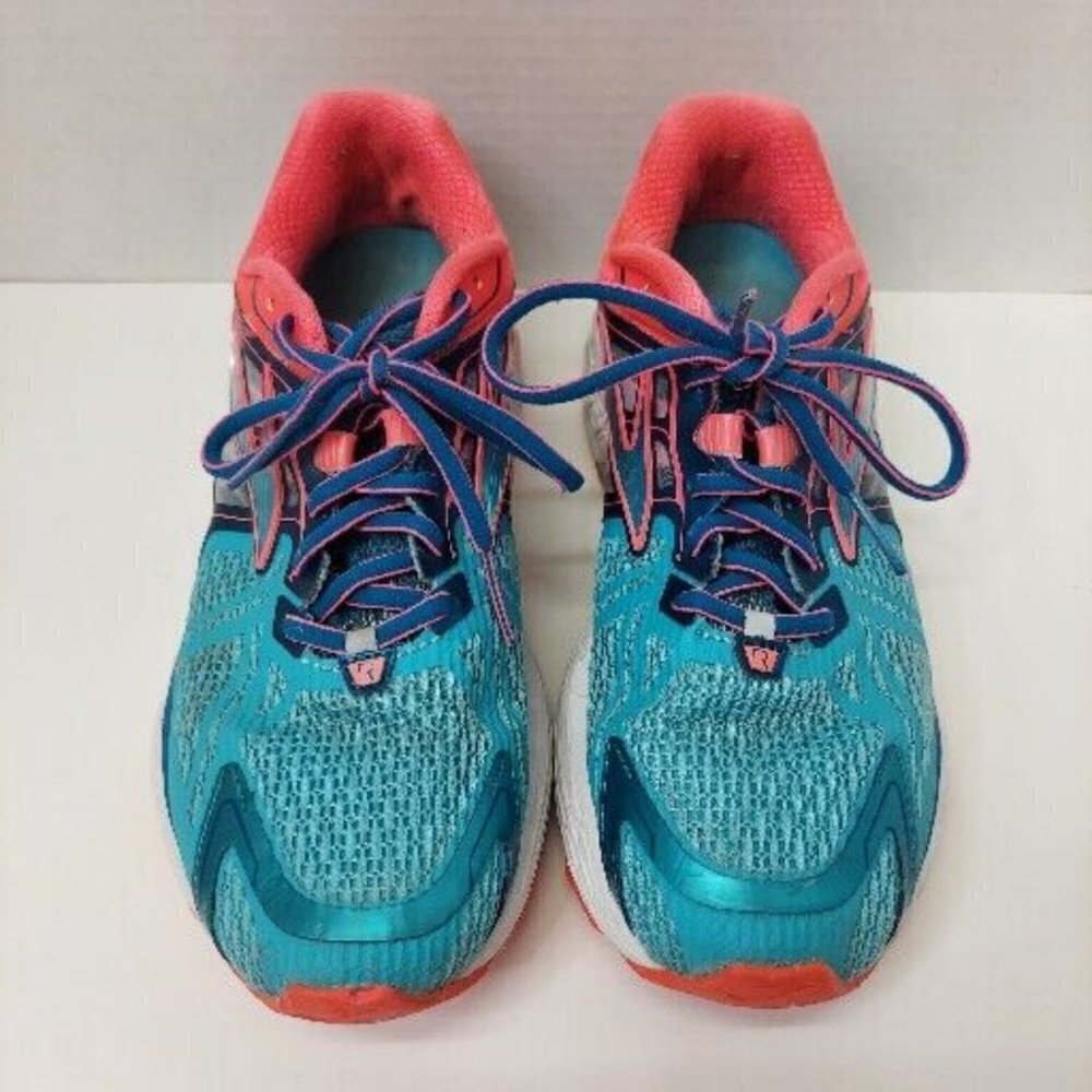 Brooks Womens Ravenna 6 1201821B497 Blue Coral Running Shoes Lace Up Size 9 - Picture 1 of 11